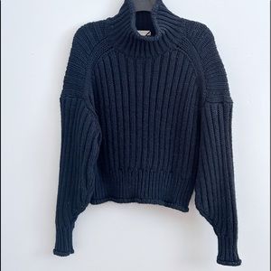 H&M Oversized Navy Sweater Size Large